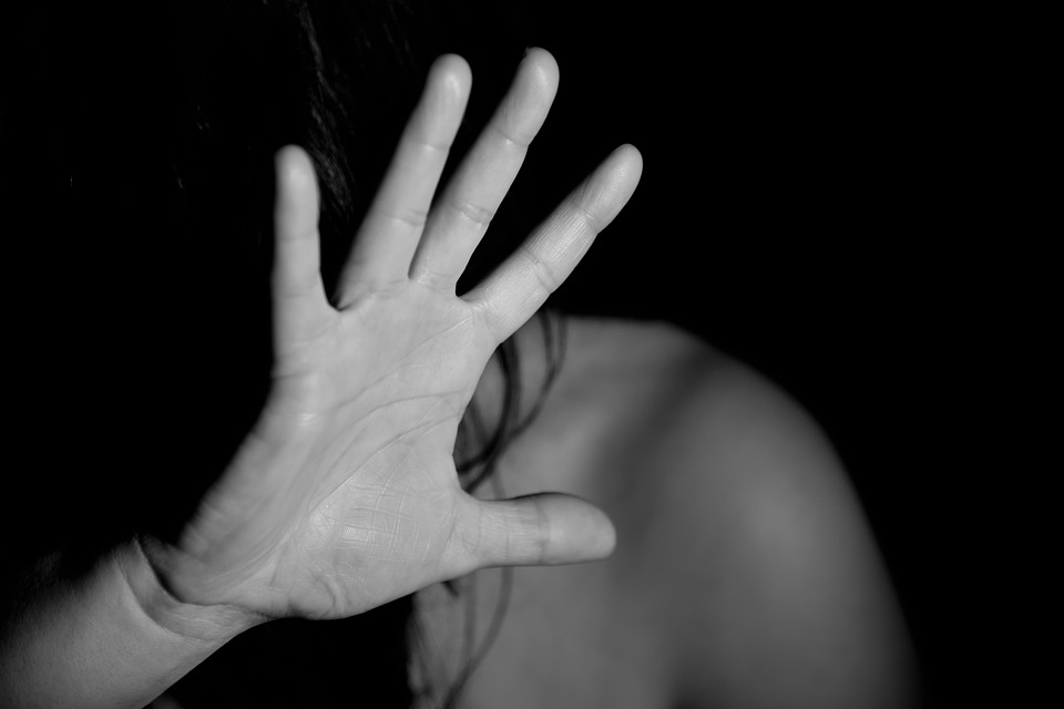 Nude Hand Violence Anguish Woman Fear Female