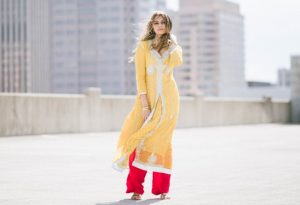 haljina preko pantalona