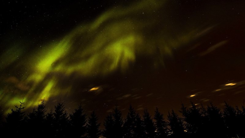 aurora borealis arktik