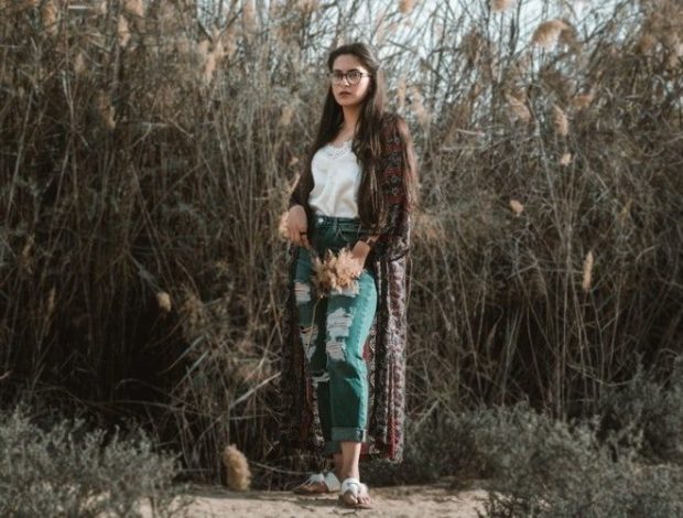 kimono dzins kombinacija