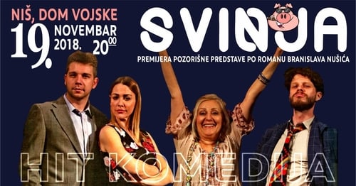 Predstava Svinja foto Niske Vesti