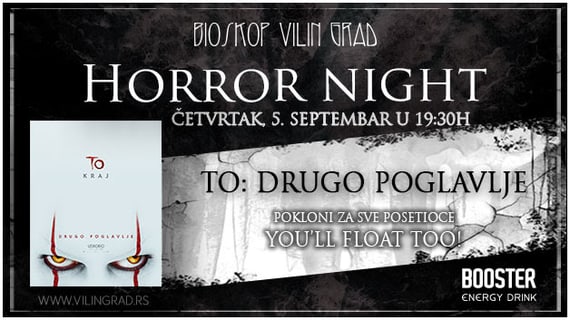 horror night vilin grad IT chapter two TO drugo poglavlje